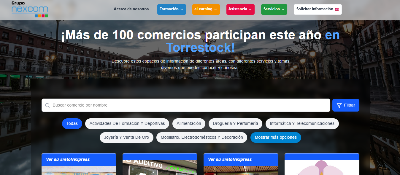 Torrestock | Plataforma para feria de oportunadades para negocios de Torrejón de Ardoz